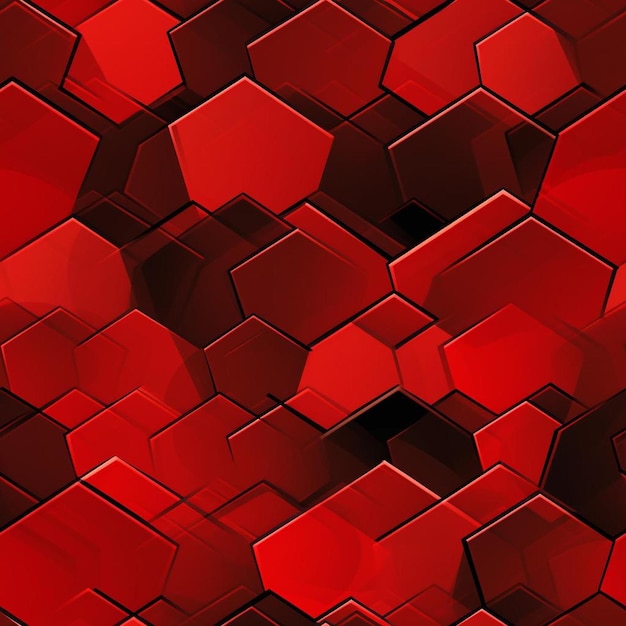 Uma parede vermelha de tijolos com um fundo vermelho.