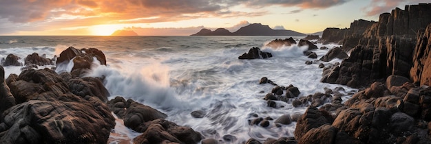 Foto uma pedra na água