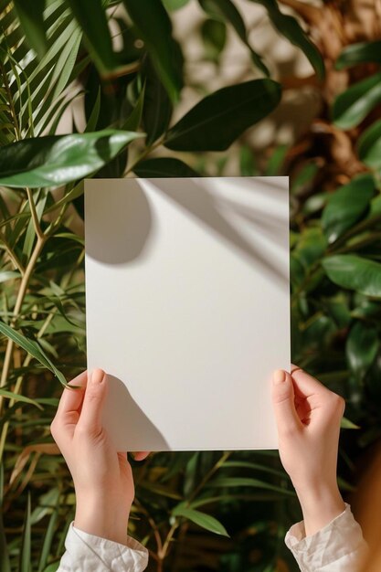 uma pessoa segurando um pedaço de papel em suas mãos