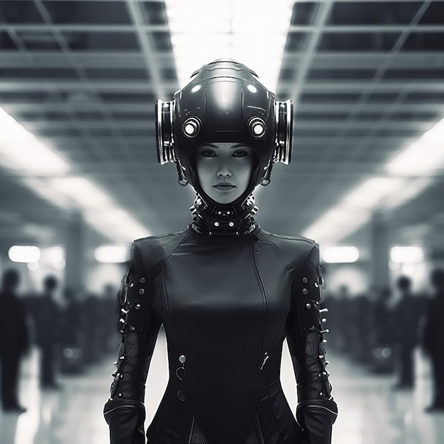 Uma pessoa vestindo uma peça de vestuário Generative AI Art