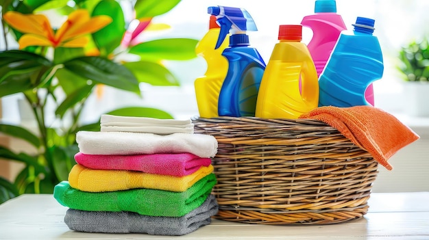 Uma pilha arrumada de roupas limpas prontas para serem armazenadas ou usadas