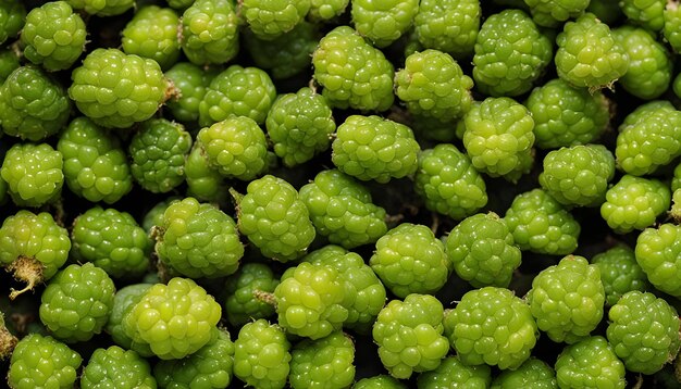 Foto uma pilha de uvas verdes com a palavra brota no topo