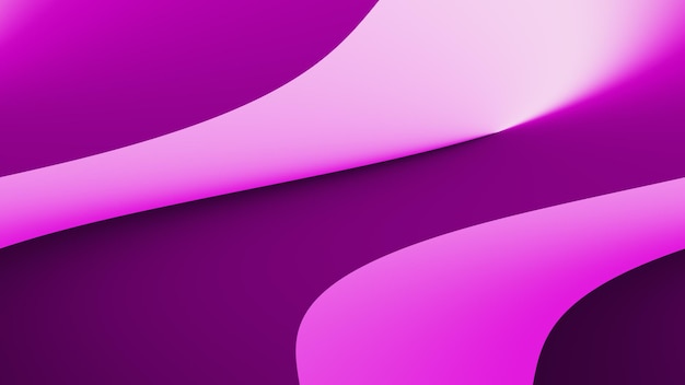 uma pintura abstrata roxa e rosa de uma linha de tinta roxa