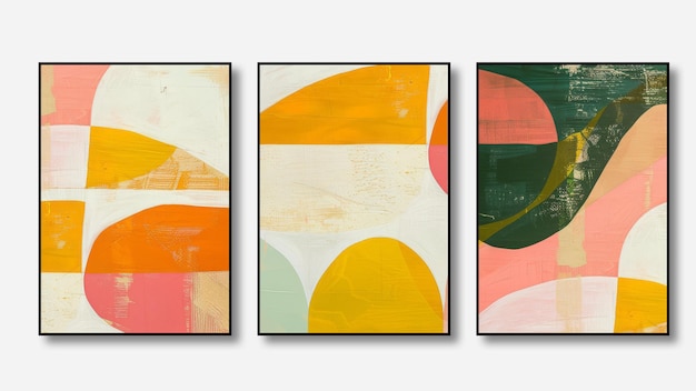 uma pintura de um círculo com um círculo amarelo nele