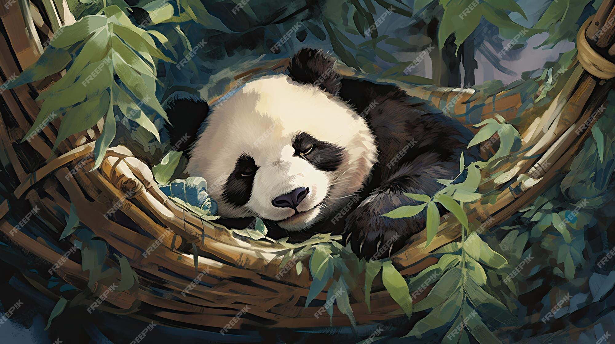 Panda dormindo Small para colorir by PoccnnIndustriesPT on DeviantArt