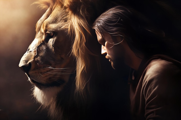 Foto uma pintura jesus salvador amor e renascimento