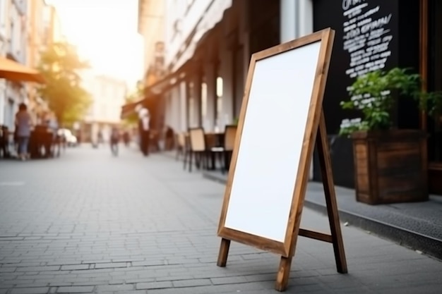 Uma placa na rua que diz menu do restaurante