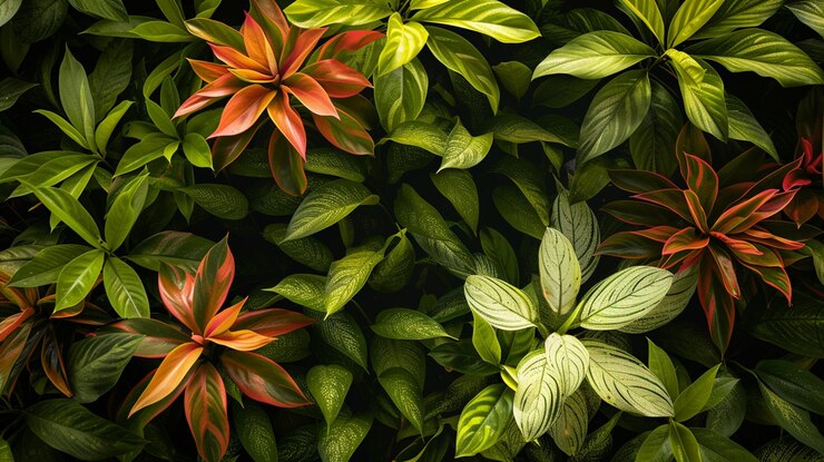 Foto uma planta tem folhas longas e flores que crescem verticalmente cada fol