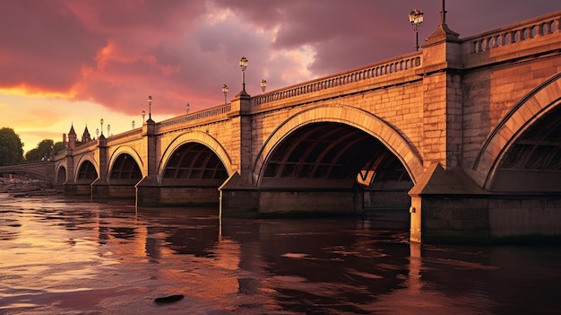 Foto uma ponte que tem um sinal que diz o nome da cidade