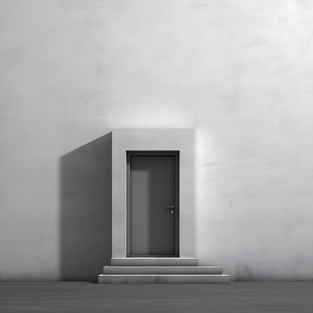Uma porta em uma parede
