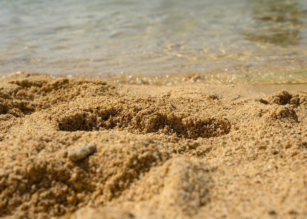 Uma praia de areia