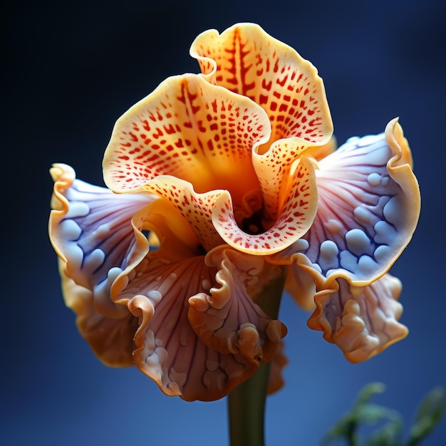 Uma renderização 3D de uma flor que ainda não foi descoberta