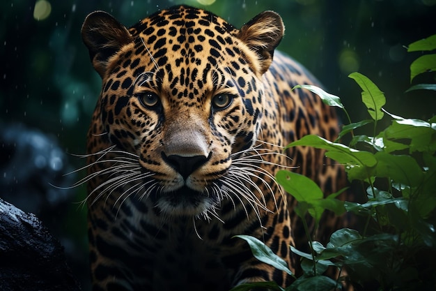 Uma representação de jaguar incrivelmente detalhada