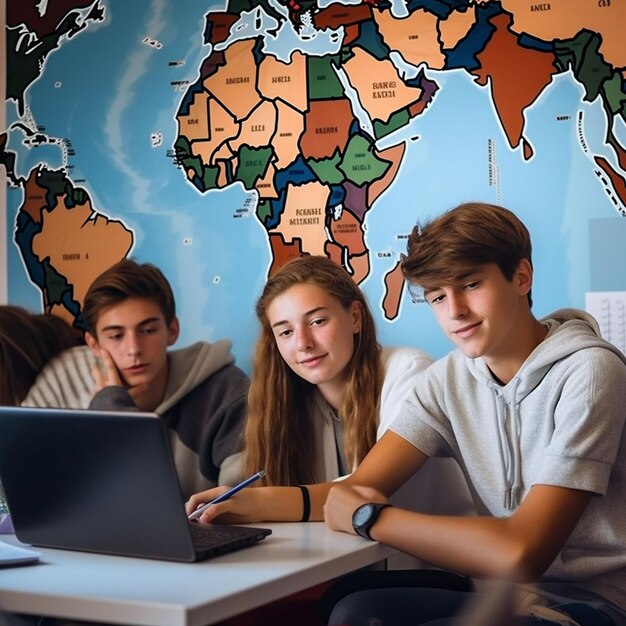 Foto uma reunião de grupo no trabalho