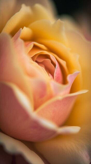 Uma rosa em um buquê de rosas