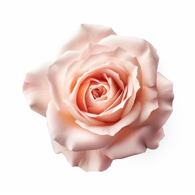 uma rosa rosa com fundo branco