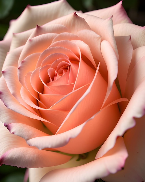 uma rosa rosa com uma faixa rosa nas pétalas.