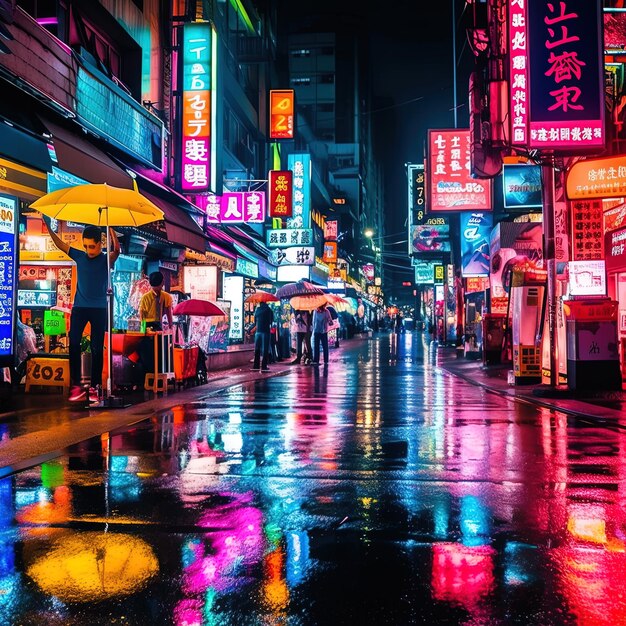 Foto uma rua com uma placa que diz hong kong