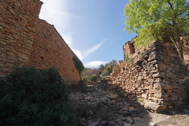 Uma rua na aldeia de alghero