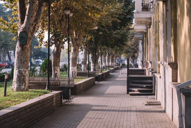 Uma rua na cidade de varna