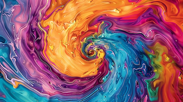 uma série colorida de cores criadas pelo artista