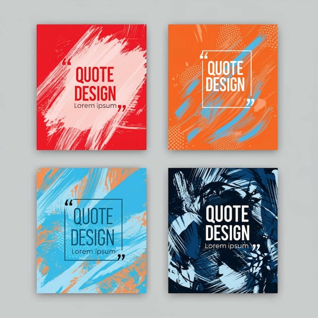 uma série de cartazes de cores diferentes com as palavras " quot i m a quot design quot " na parte inferior
