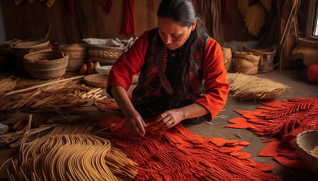 Foto uma série de fotos documentando o processo de fabricação do martisor