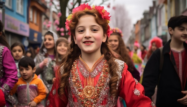 Uma série de fotos sinceras de crianças desfrutando das festividades de Nowruz