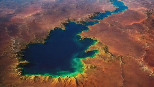 Uma série de imagens da textura e dos padrões da Terra.