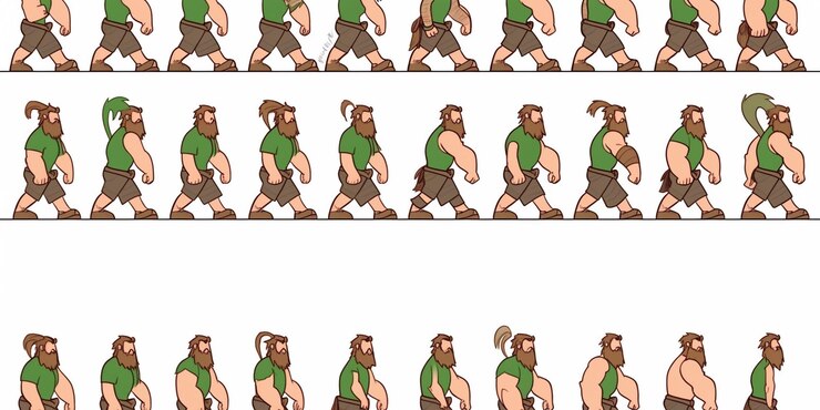 Foto uma série de imagens de um macaco caminhando com uma camisa verde