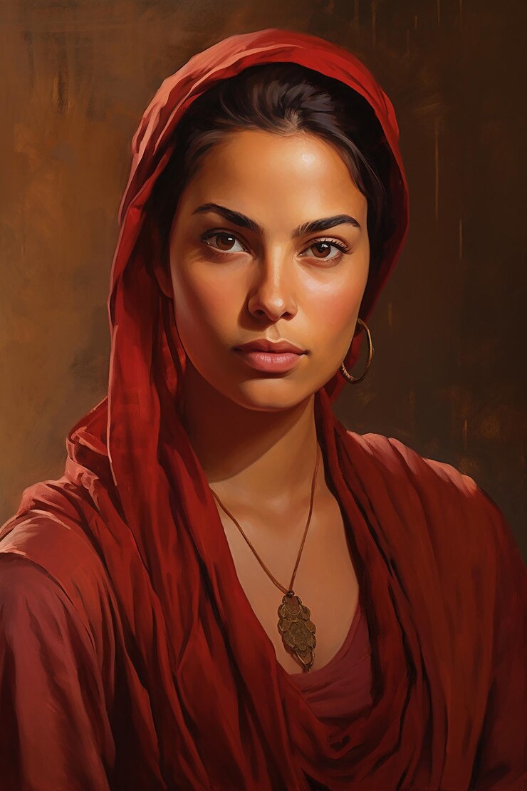 Foto uma série de retratos interconectados de mulheres influentes de várias culturas e períodos de tempo