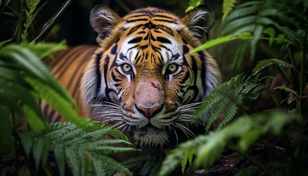 uma sessão de fotos numa floresta densa capturando a beleza esquiva de espécies raras