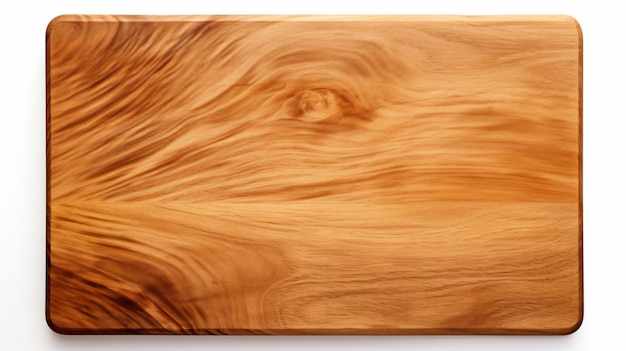 uma tábua de madeira com superfície de madeira