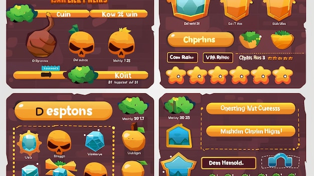 uma tela que tem diferentes tipos de gadgets nele