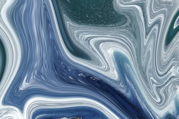 Uma textura de mármore azul e branco com um fundo azul.