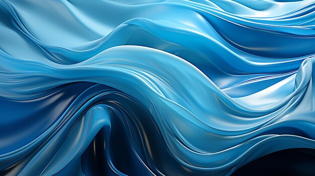 Uma textura plástica abstrata em azul