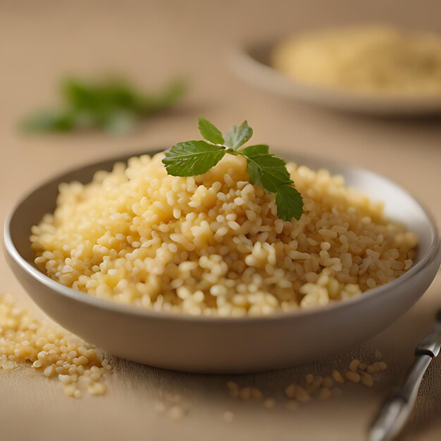 Foto uma tigela de salsa com uma colher e uma colher