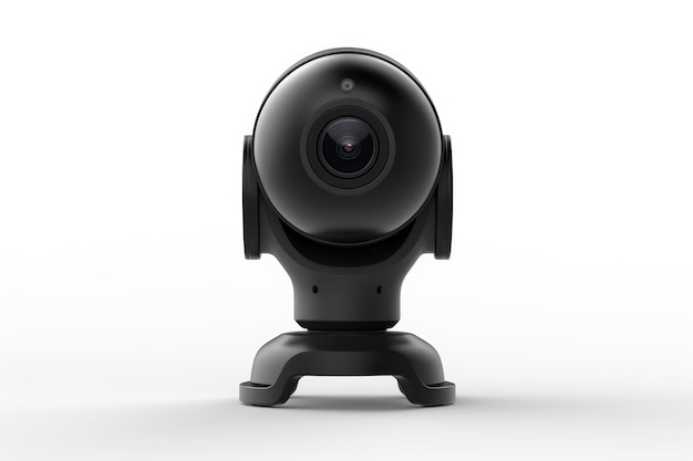 Foto uma única webcam isolada em fundo branco