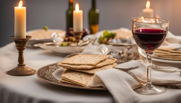 uma vela que está acesa com uma vela ao lado de um prato de biscoitos