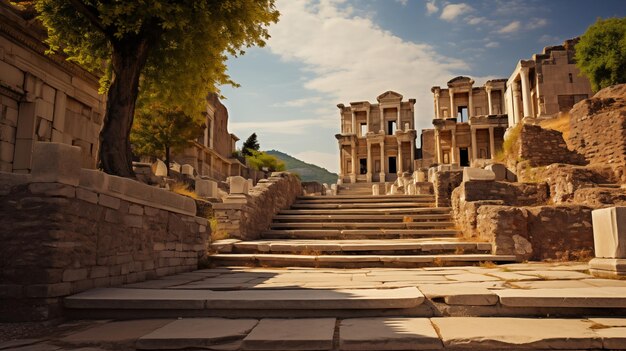 Uma viagem a Éfeso Bibliotecas Conhecimento Teatros Espetáculo Ecos romanos