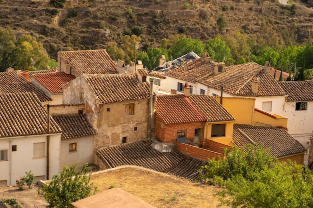 Uma vila nas montanhas da Espanha