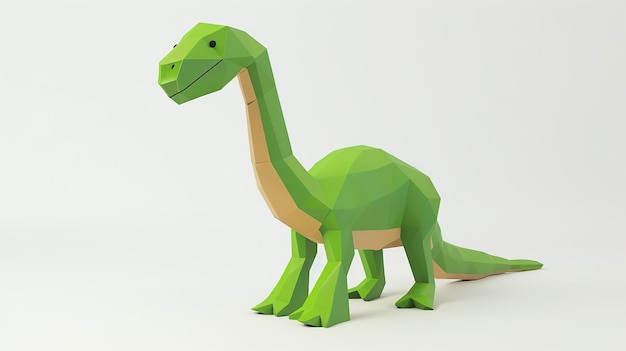 Foto uma visão irreal de um brinquedo de dinossauro.