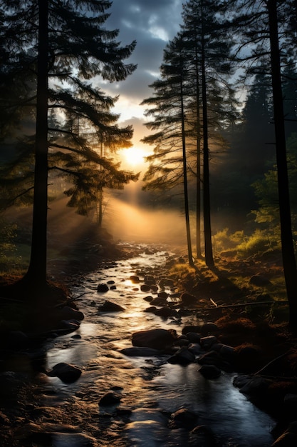 Uma visão panorâmica da mãe natureza