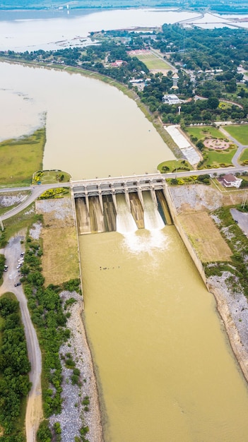 Uma vista aérea do Floodgate