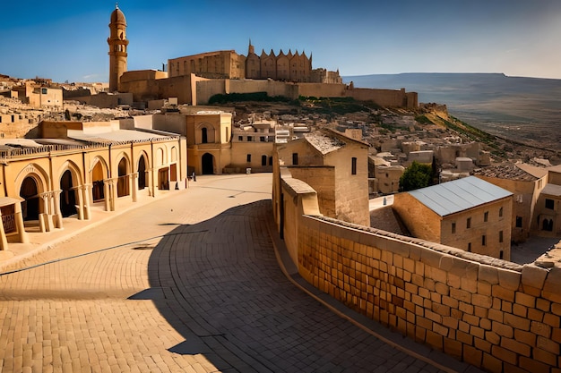 Uma vista da cidade velha de valletta, malta