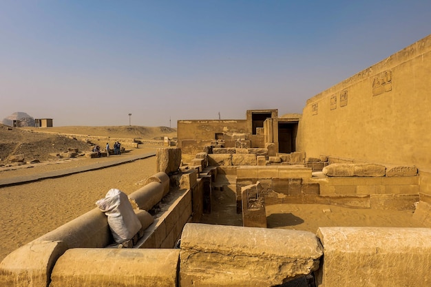 Uma vista da Mastaba de Mereruka Saqqara Egito