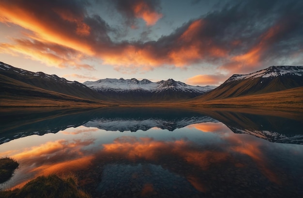 Uma vista deslumbrante da Islândia