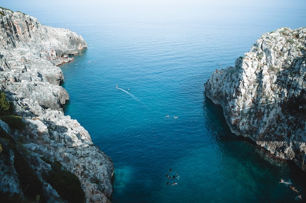 Uma vista fantástica sobre "il ciolo" em puglia