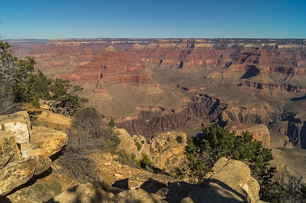 Uma vista incrível do Grand Canyon