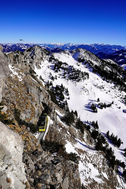 Uma vista maravilhosa da montanha Wendelstein bayrischzell